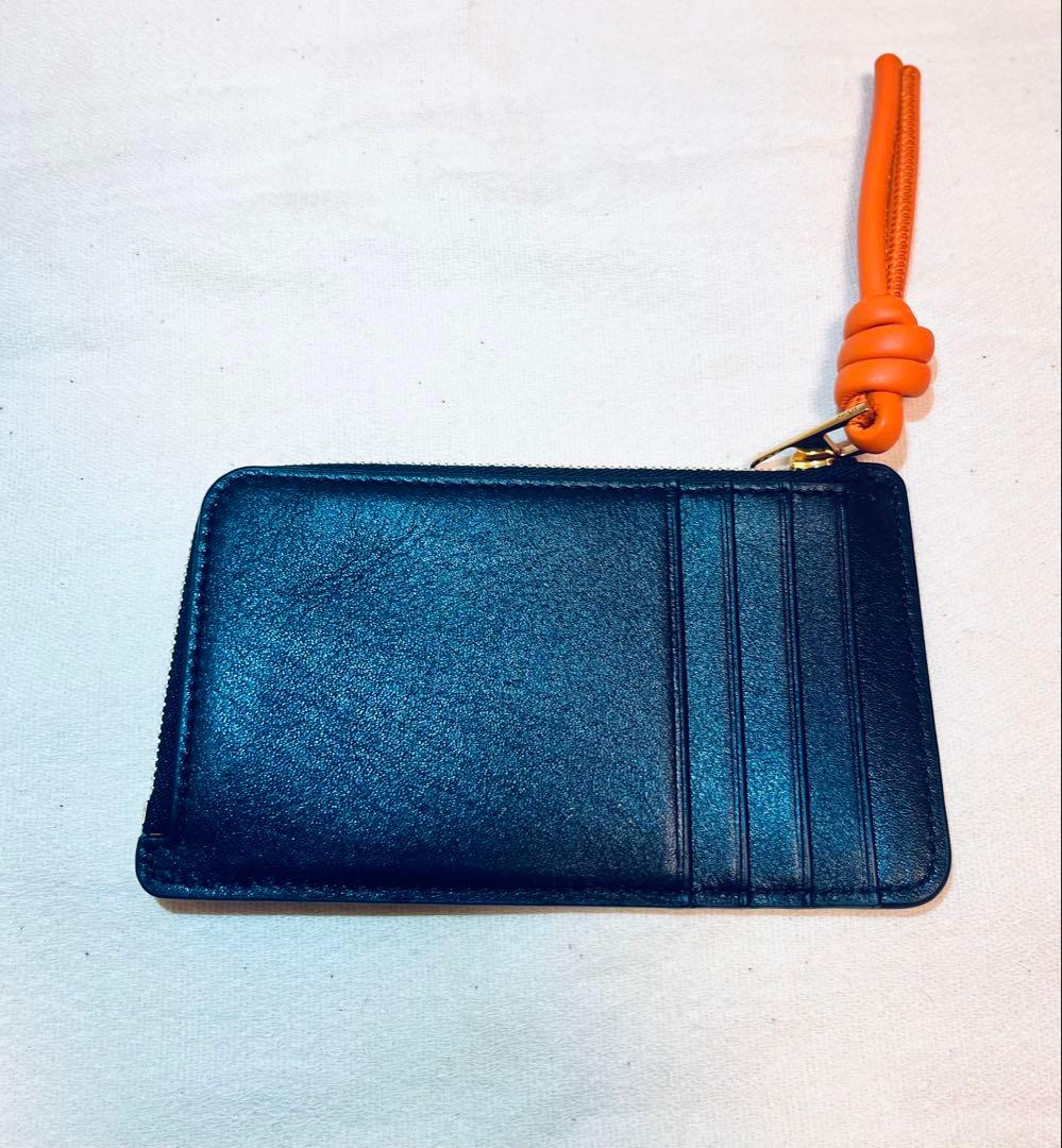 【新品】LOEWEノット カードホルダー（シャイニーナパカーフ）ブラック