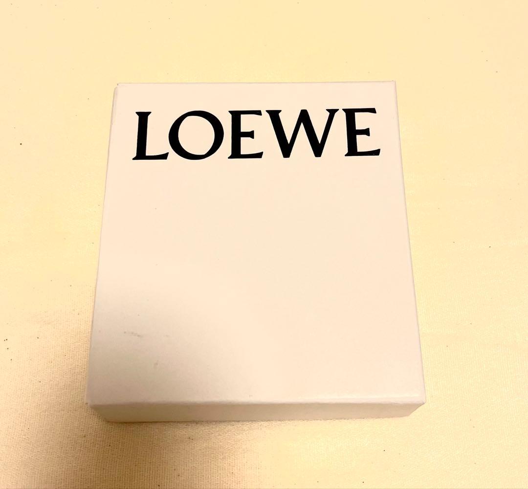 【新品】LOEWEノット カードホルダー（シャイニーナパカーフ）ブラック
