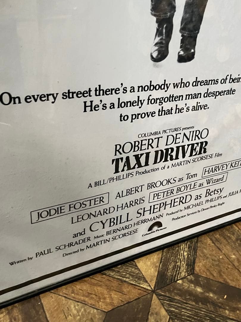 ホ*ン様 希少 タクシードライバー 特大 ポスター 映画 100cm×70cm