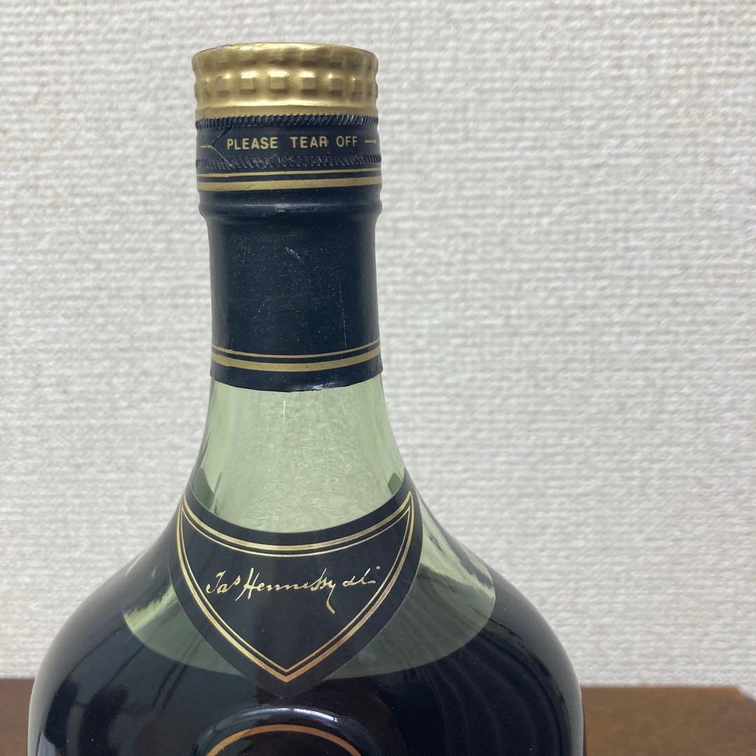 Hennessy X.O. コニャック 金キャップ　グリーンボトル