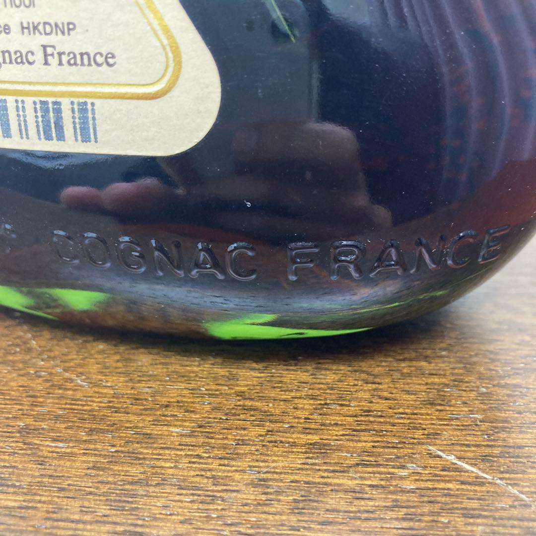 Hennessy X.O. コニャック 金キャップ　グリーンボトル