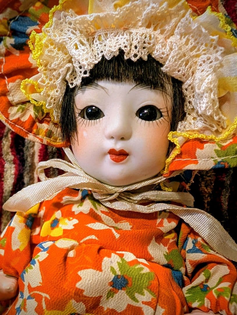 サクラビスク　アンティークビスクドール　大正ロマン　市松人形　文化人形