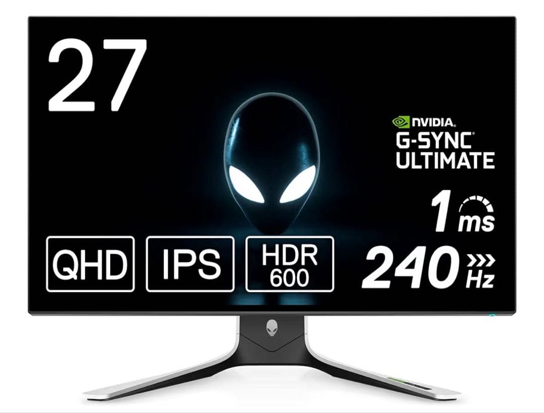 ディスプレイ・モニター本体 DELL AlienWare AW2721D WQHD 240Hz HDR600