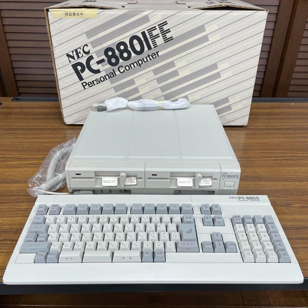 【新品・未開封】NEC PC-8801FE 本体 キーボード付き （3 / 3)