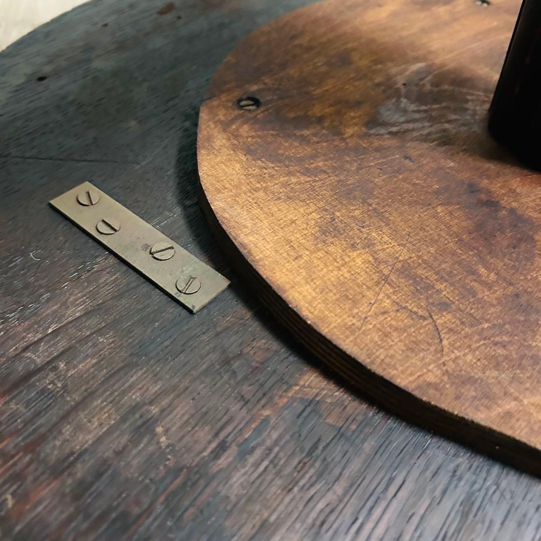 ヴィンテージ アンティーク 手彫り テーブル 猫足テーブル 高級 家具 葉脈