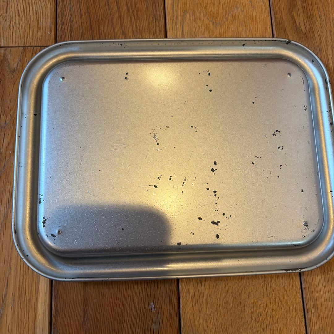 ミスタードーナツノベルティレトロデザイン金属製トレー2枚セット