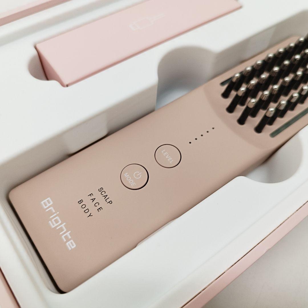 【新品未使用】ブライト エレキブラシ＋ ピンク BRT-FSB180 美顔器