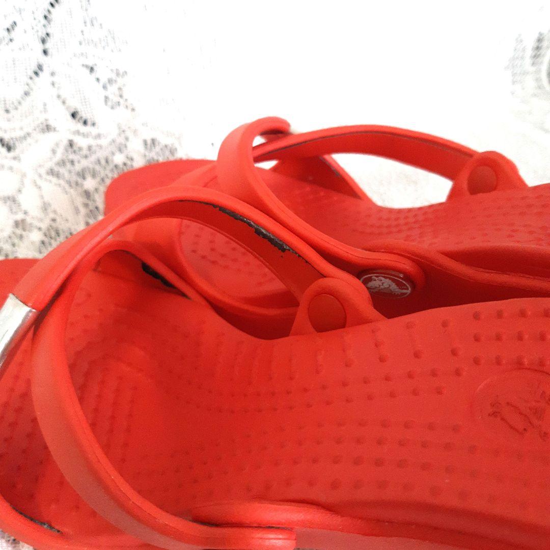 crocs　サイプラス　廃盤人気　 w6　レッド