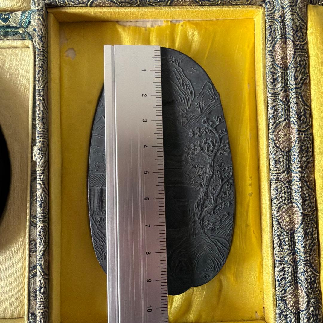 唐墨　墨　中国　胡開文　程君房　書道　習字　漢字　人物　専用箱入り