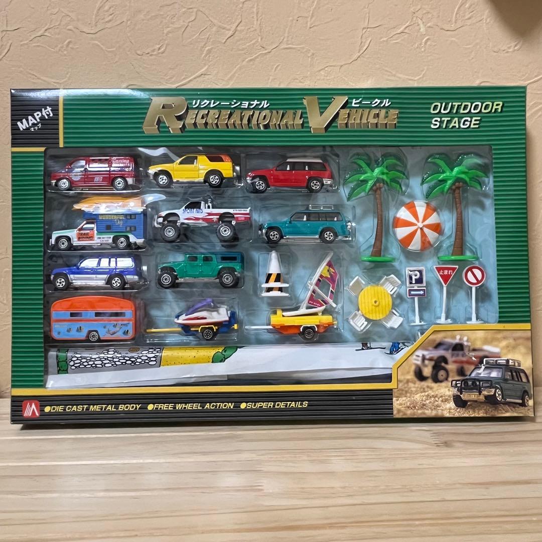 美品 モリガング リクリエーショナルVヒッジ アウトドアステージ ミニカーセット