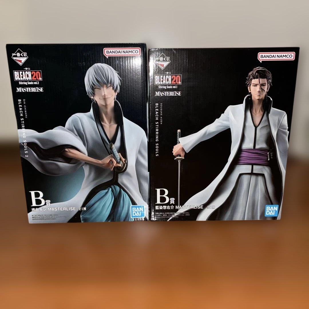 一番くじBLEACH 藍染惣右介&市丸ギン　フィギュアセット　新品未開封