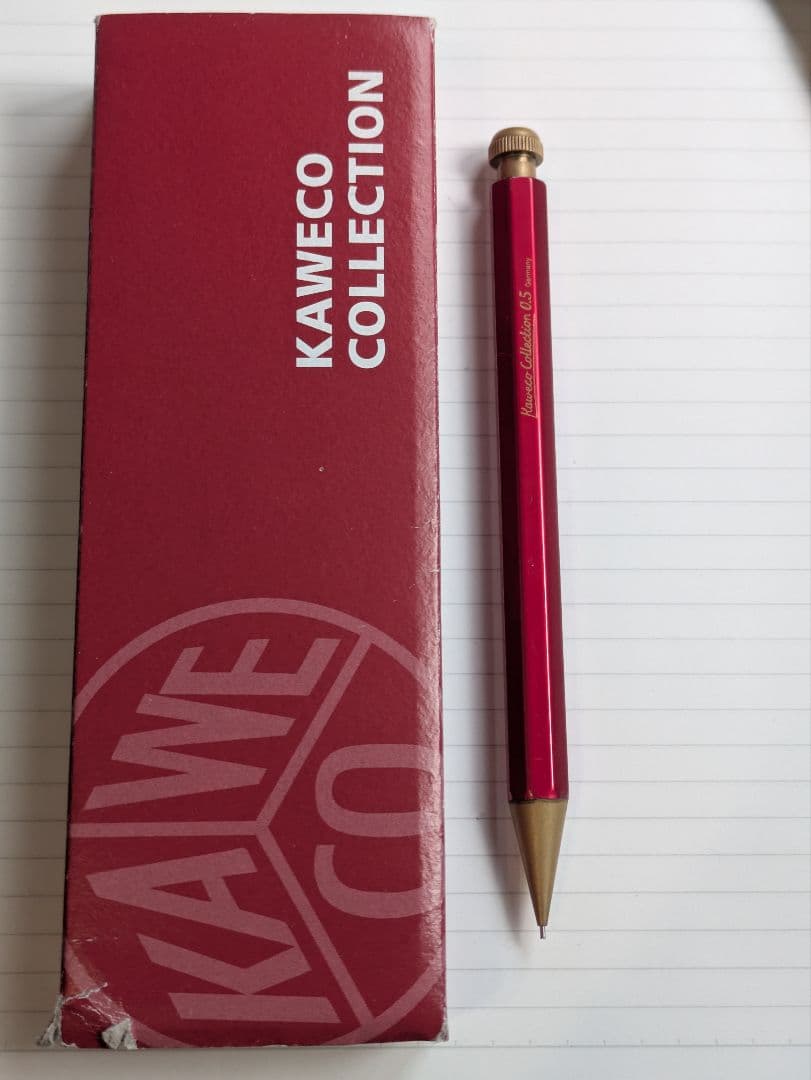 カヴェコ　スペシャルペンシル　レッド　0.5