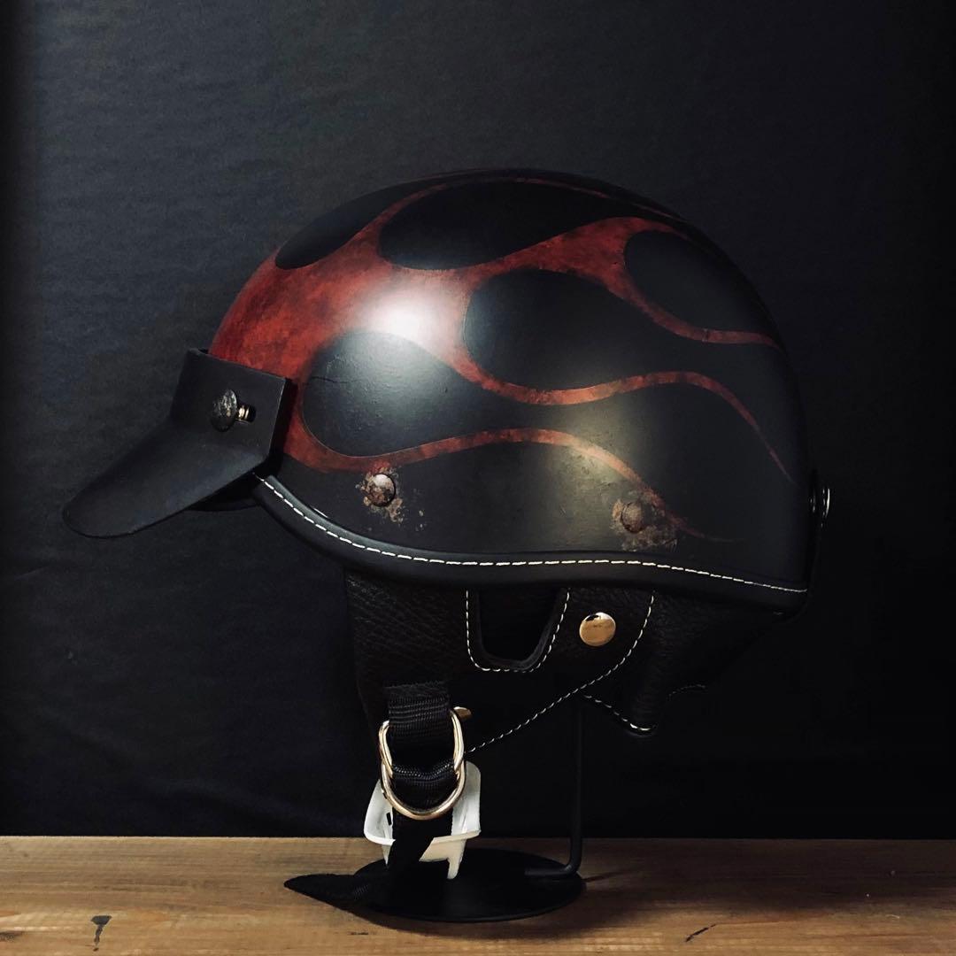 ポリスヘルメット　ショーティー　赤（検　オーシャンビートル　buco BELL