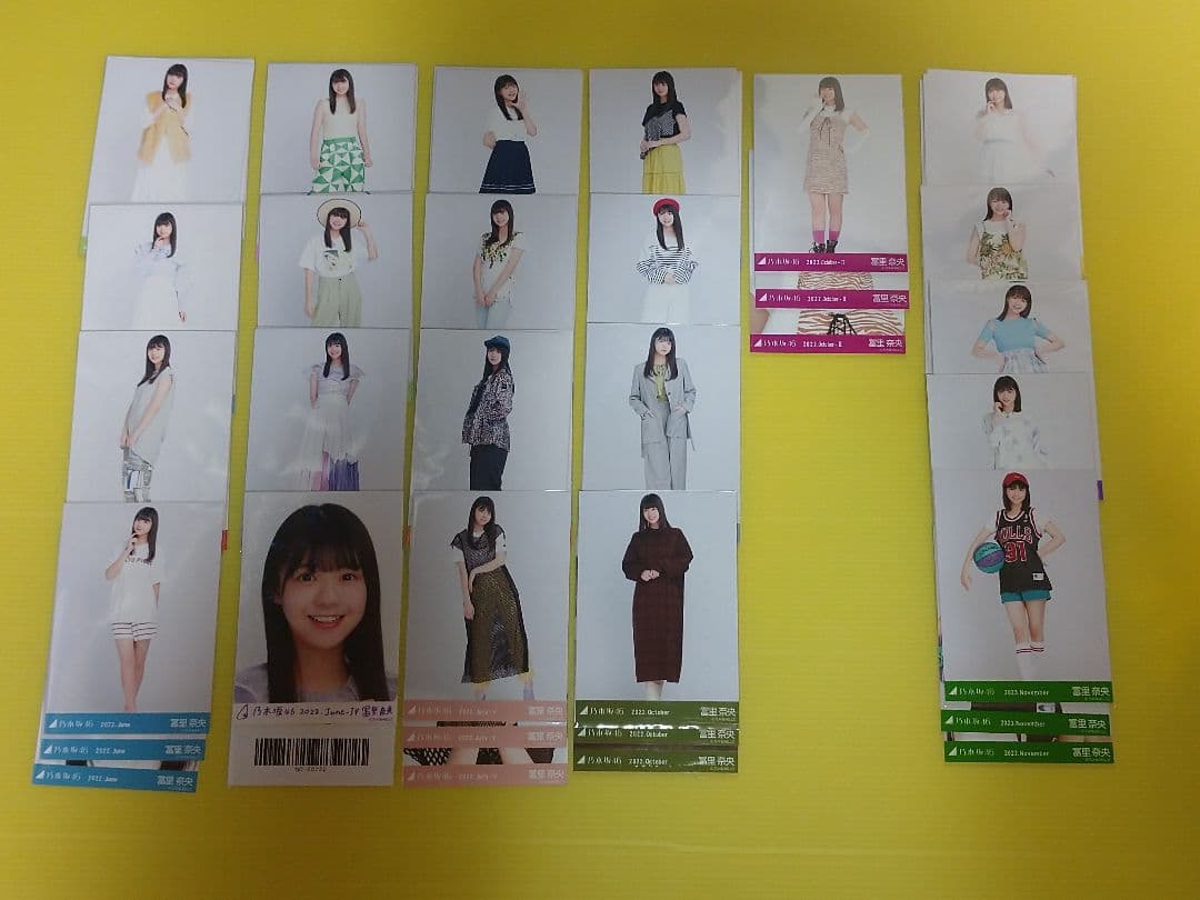 冨里奈央 初期 まとめ 生写真 乃木坂46