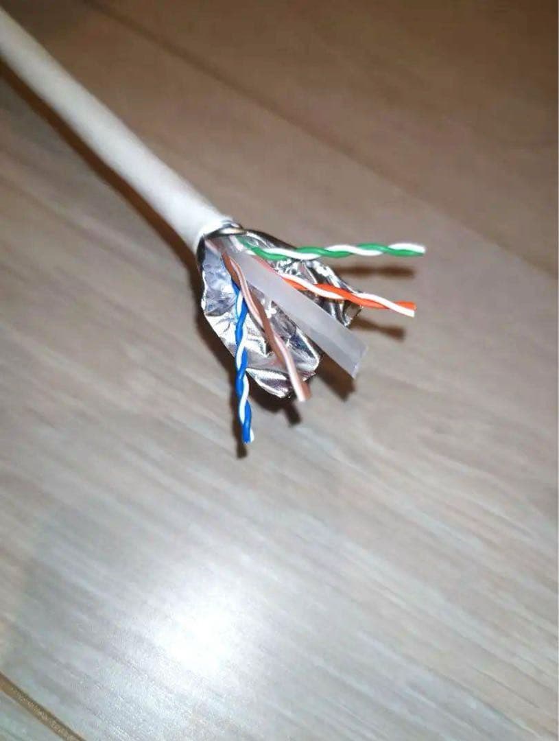 日本製線Cat6A STP(50m) 4P NSGDT6-10G-S (WH)