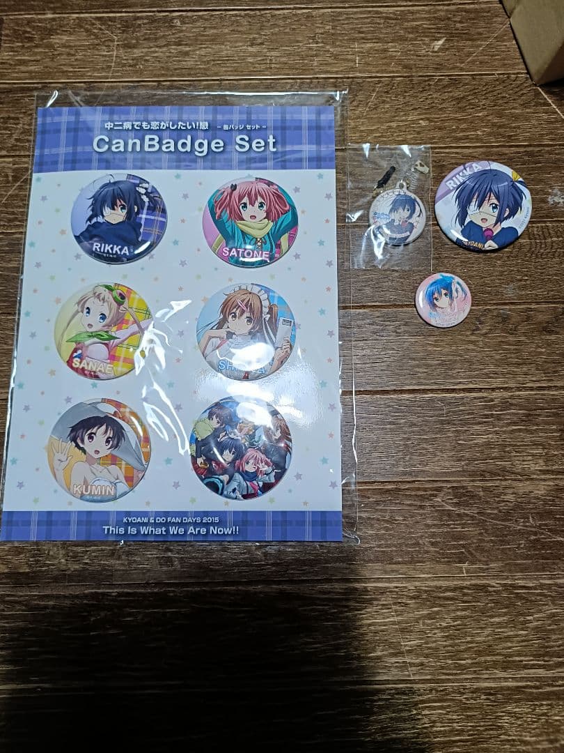 ア*ビ様 中二病でも恋がしたい！　缶バッジ　ピンズ