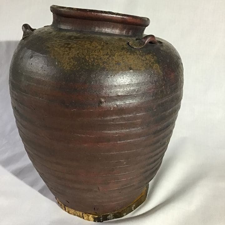 古備前三耳壷　江戸期