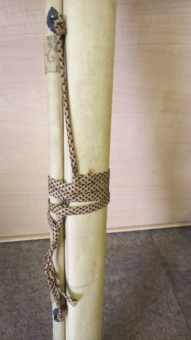 掛け軸　若翠　茶室二人