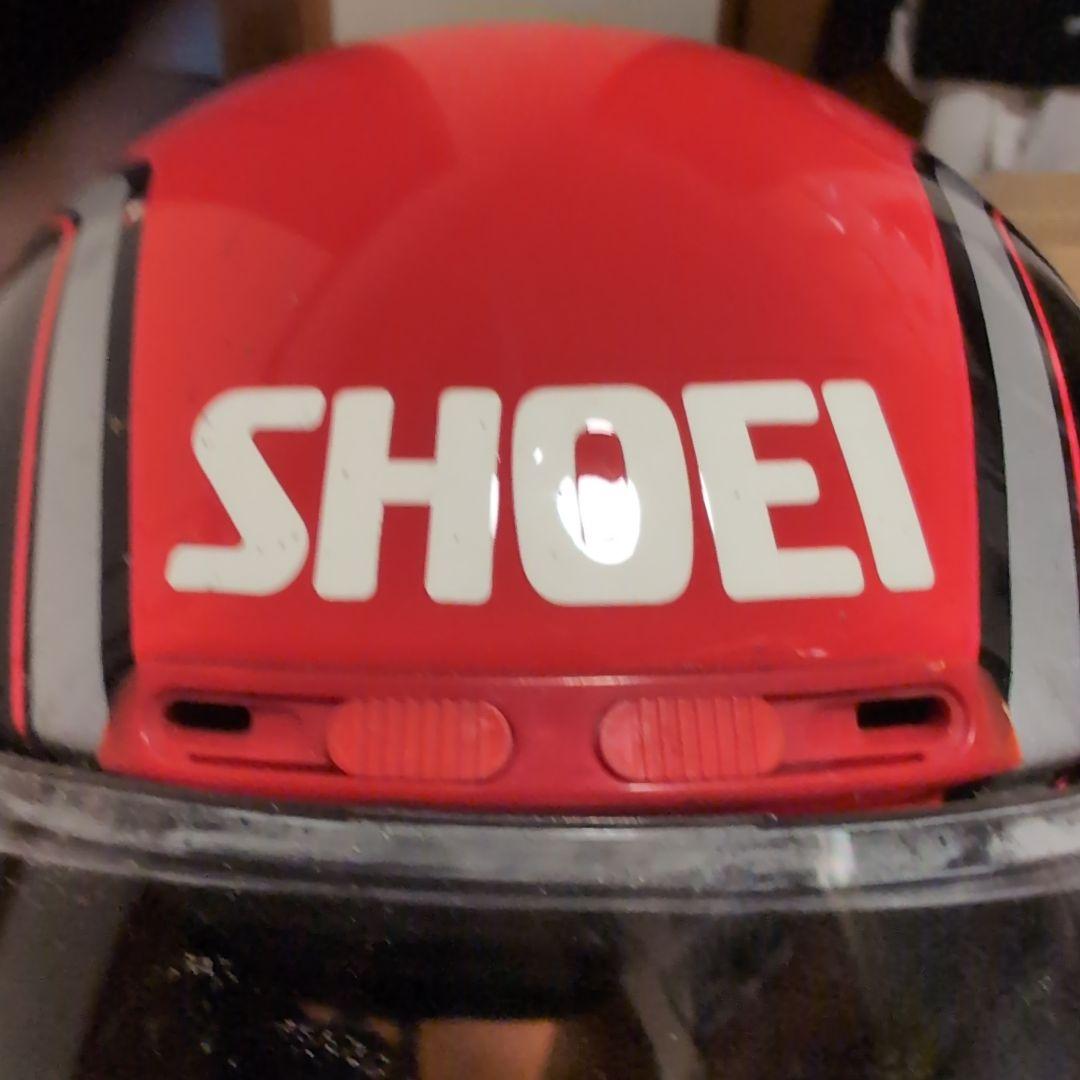 SHOEI フルフェイスヘルメット 赤黒