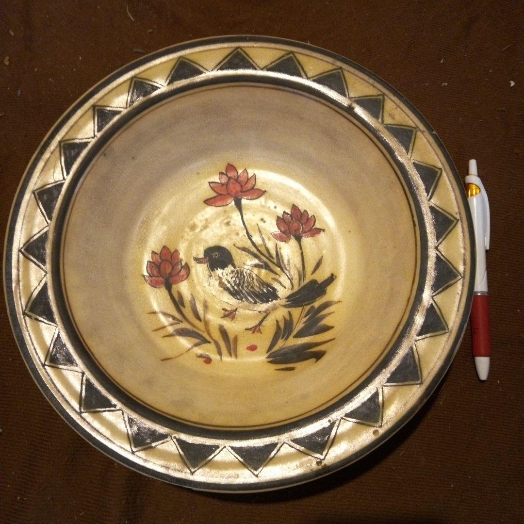 中国陶磁器　宋磁州窯　絵皿