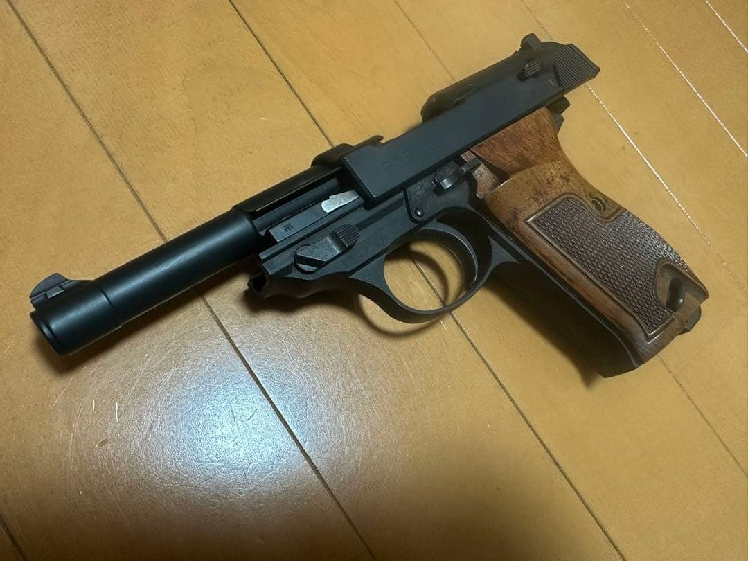い*た様 マルゼン　ワルサーP38 木製グリップ付