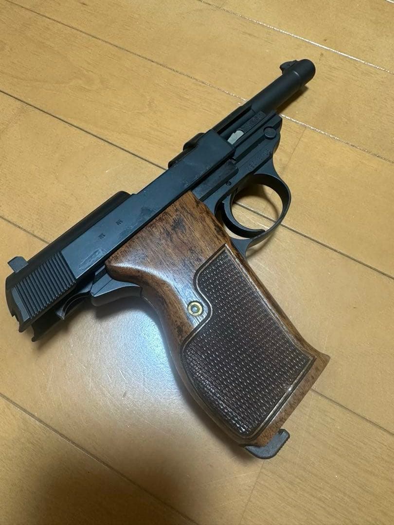 い*た様 マルゼン　ワルサーP38 木製グリップ付
