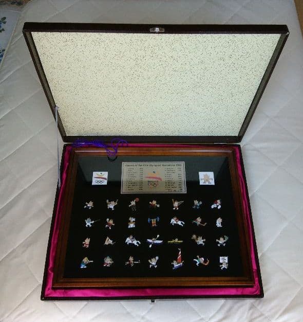 1992年バルセロナオリンピックのピクト(競技)ピンバッチセット