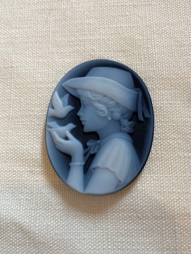 F.W. ストーンカメオ ルース ドイツ製