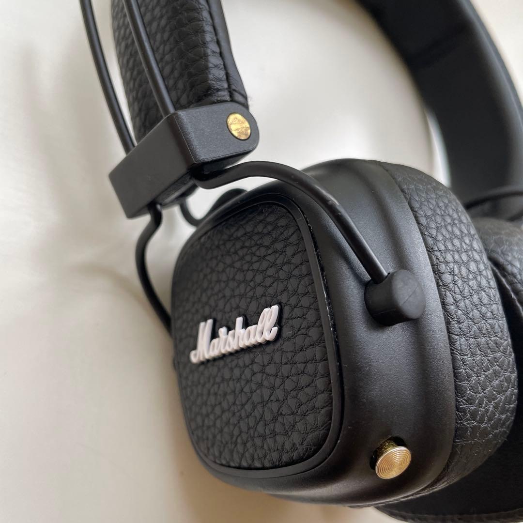 Marshall ワイヤレスヘッドホン 黒