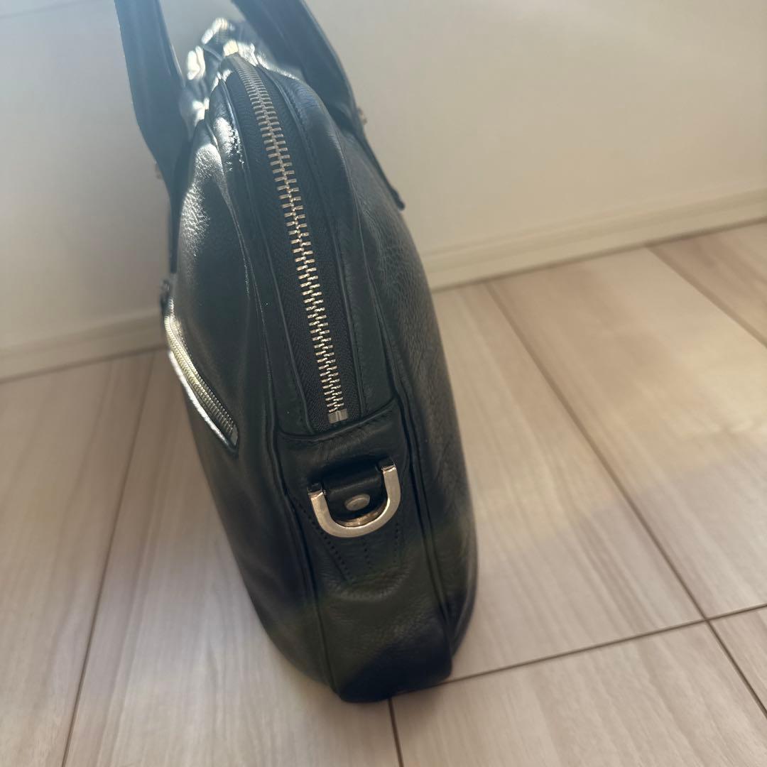 万双　シモーネBOXシングル天ファスナー　ブラック　※エイジングクリーム付き