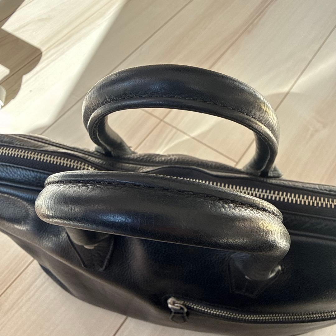 万双　シモーネBOXシングル天ファスナー　ブラック　※エイジングクリーム付き