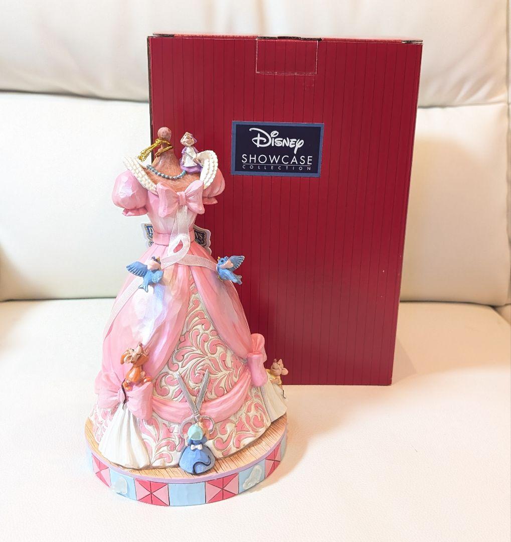 ディズニー　ショーケース シンデレラ　ピンクドレス　フィギュア　オルゴール