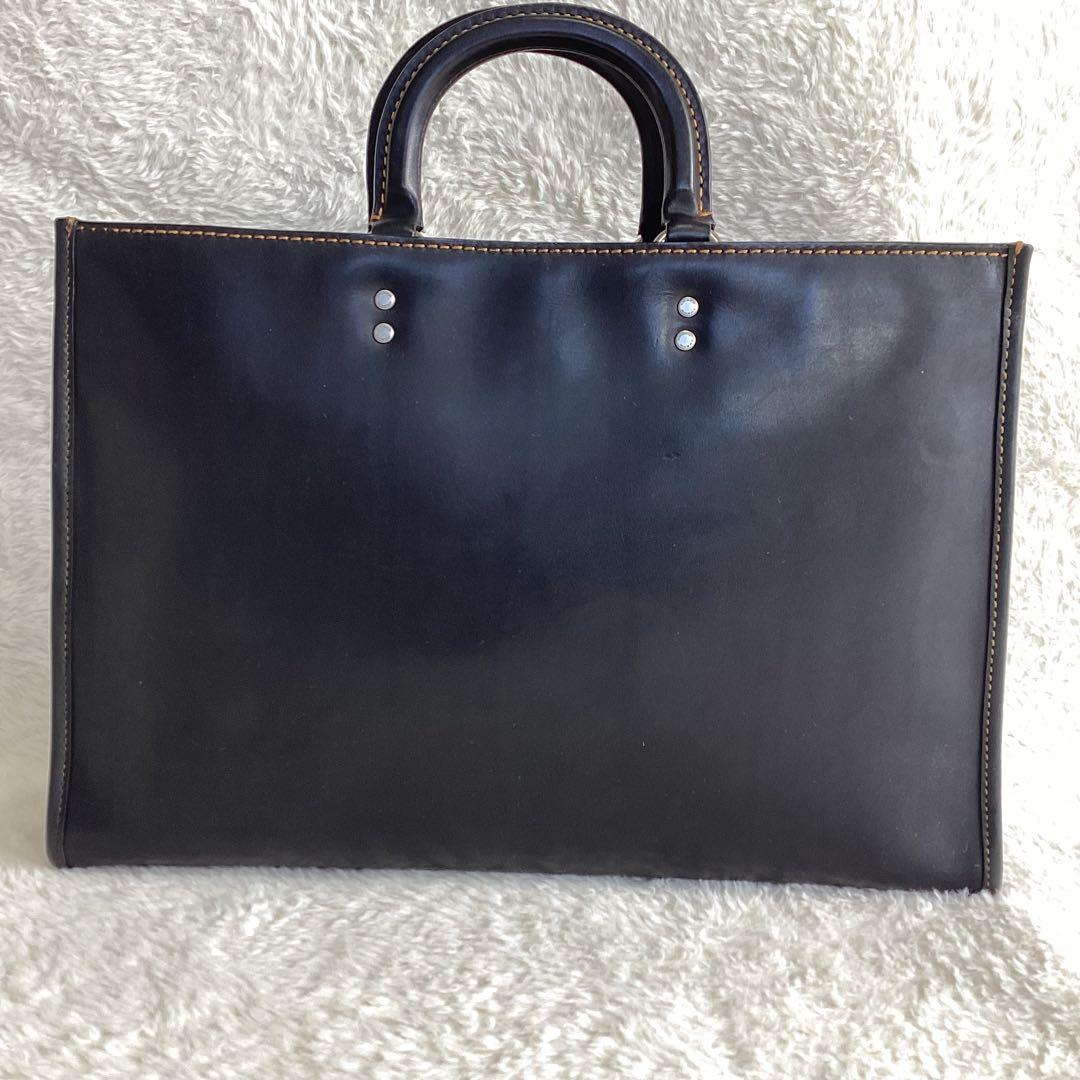 コーチ ローグ ビジネスバッグ グラブタンレザー