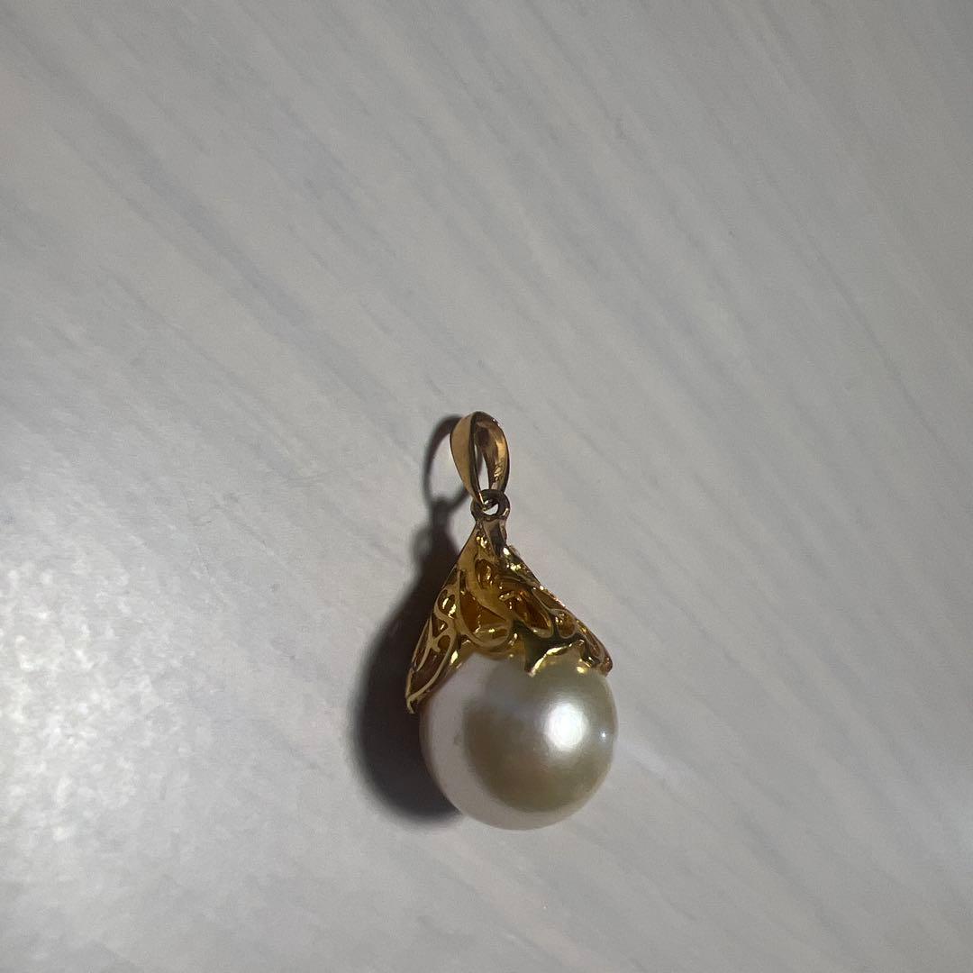 K18 パール ネックレストップ