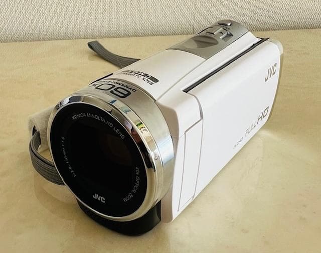 JVC Everio ハイビジョン ビデオカメラ GZ-HM199-W
