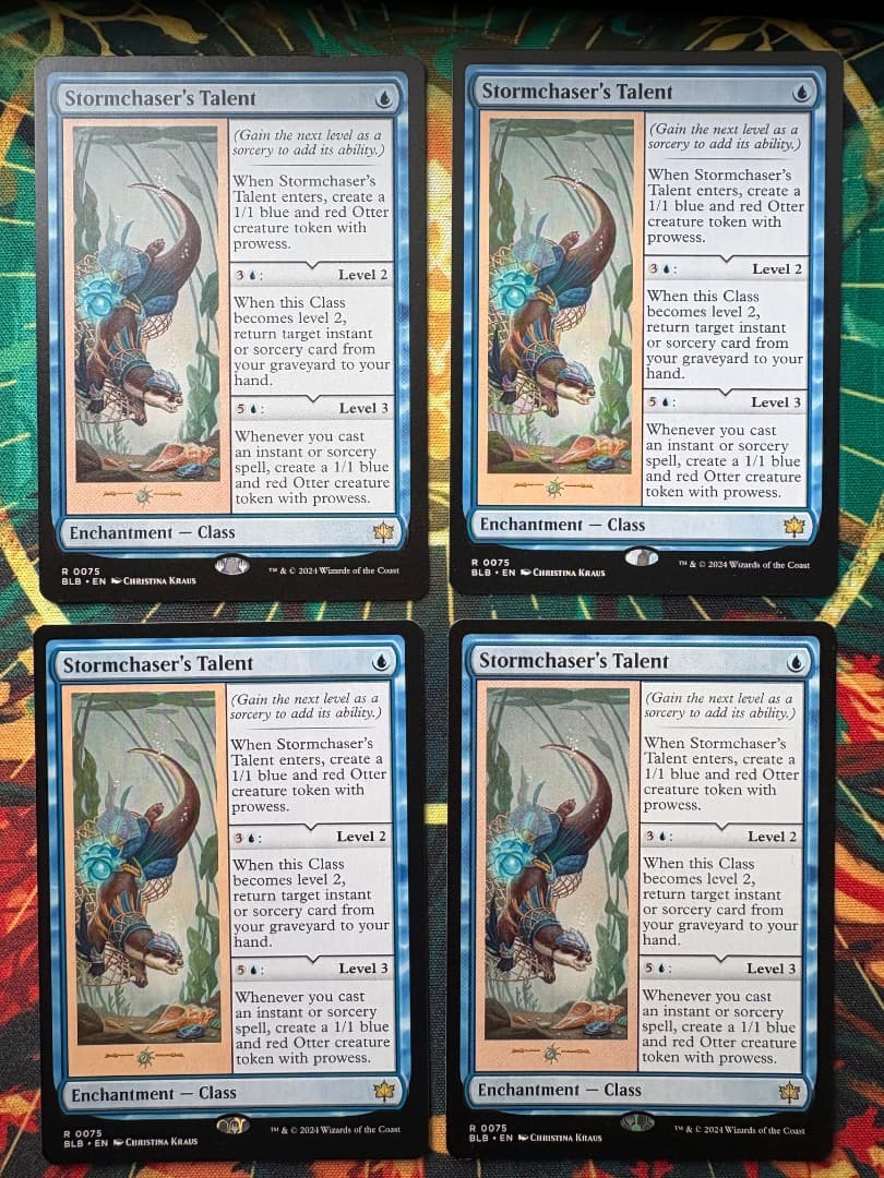 Stormchaser's Talent - MTG x4 - 嵐追いの才能