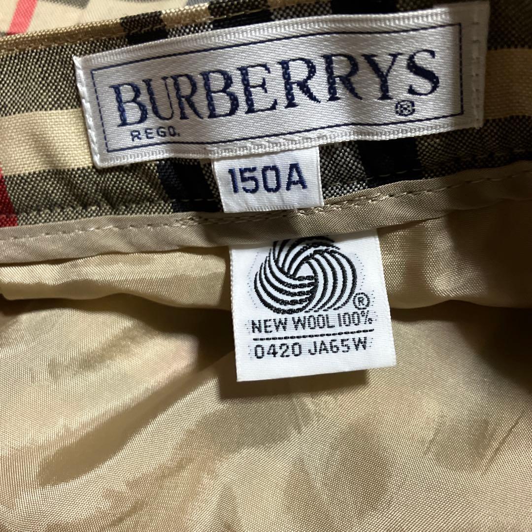 旧バーバリーロゴ　Burberrys ノバチェック　スカート