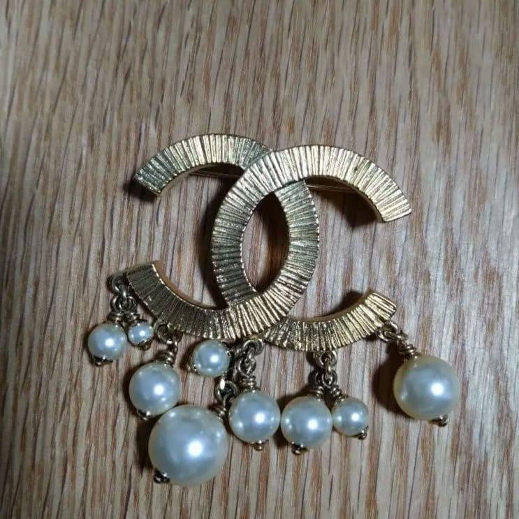 CHANEL ココマーク パール ブローチ