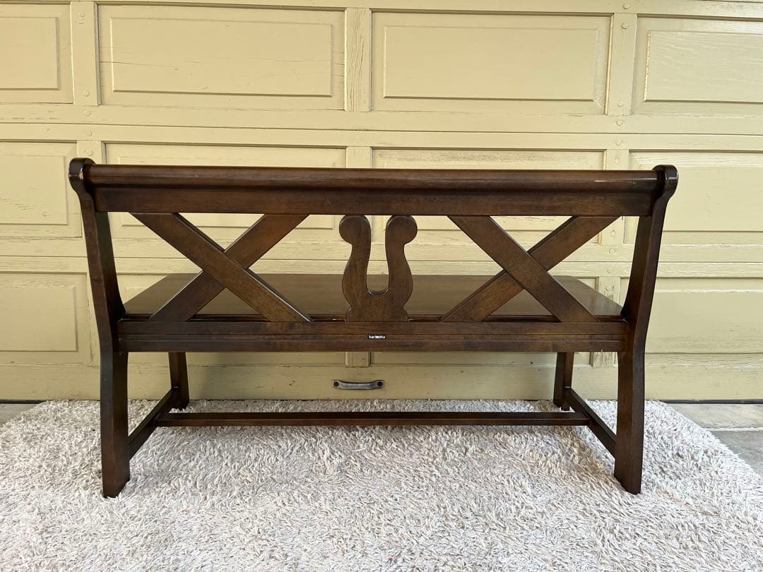 カリモク RUSTIC ベンチ 120㎝ アンティーク ルスティック802029