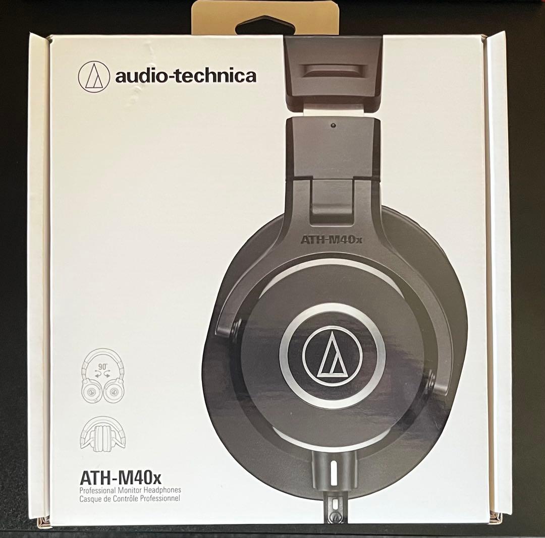 【美品】audio-technica ATH-M40x ブラック