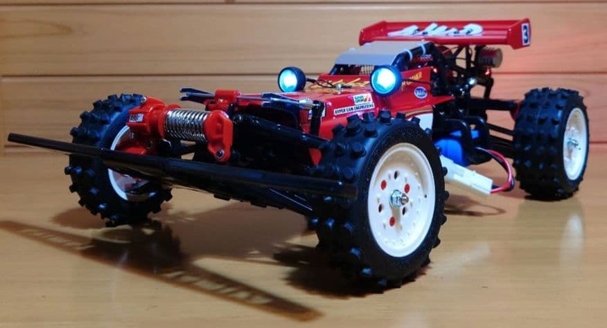 タミヤ完成モデルラジコンXB ホットショットフルセットLEDライト付新品未走行品