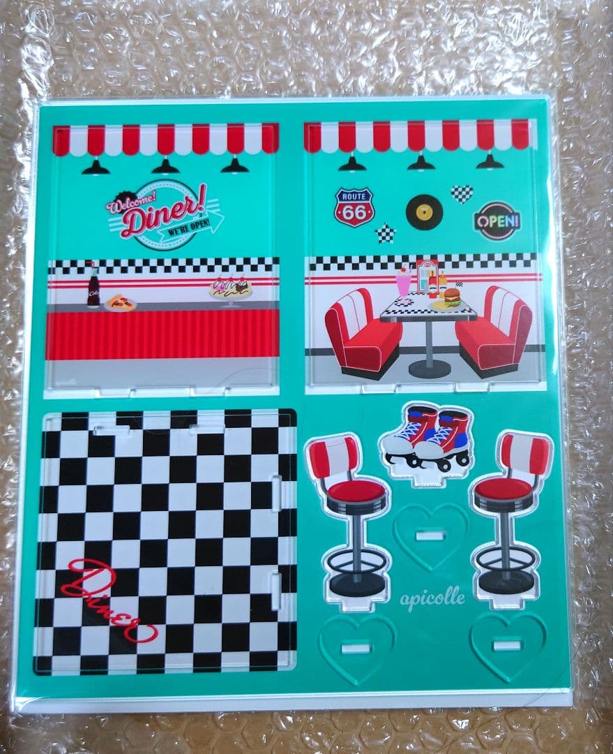 フクヤ アメリカンダイナー キャラ福賞 アクリルジオラマ