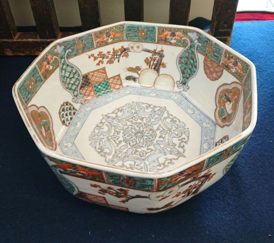 古伊万里八角形鉢