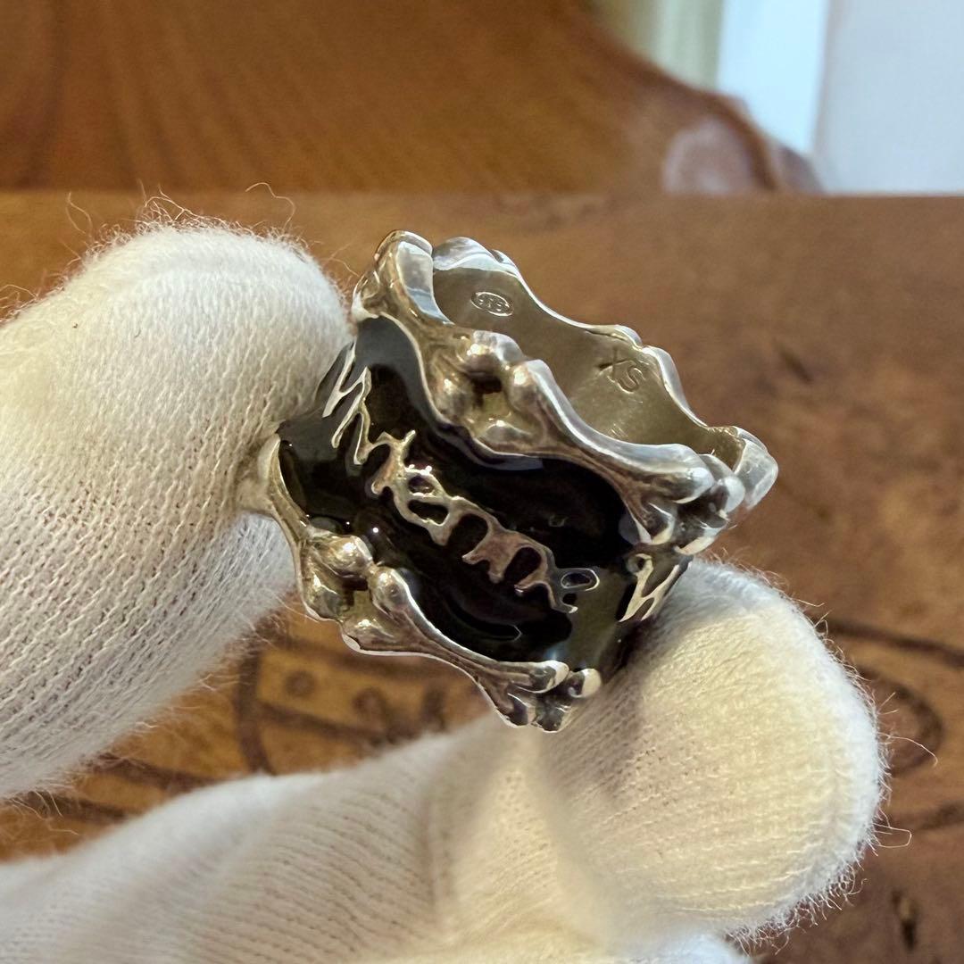 ケース込☆激レアVivienneWestwood ボーンリング/ブラックXS
