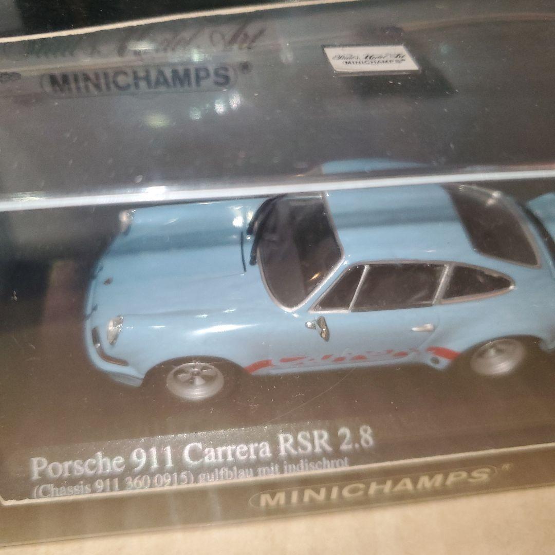 MINICHAMPS ポルシェ911カレラRSR ミニカー8台Set、ピンク