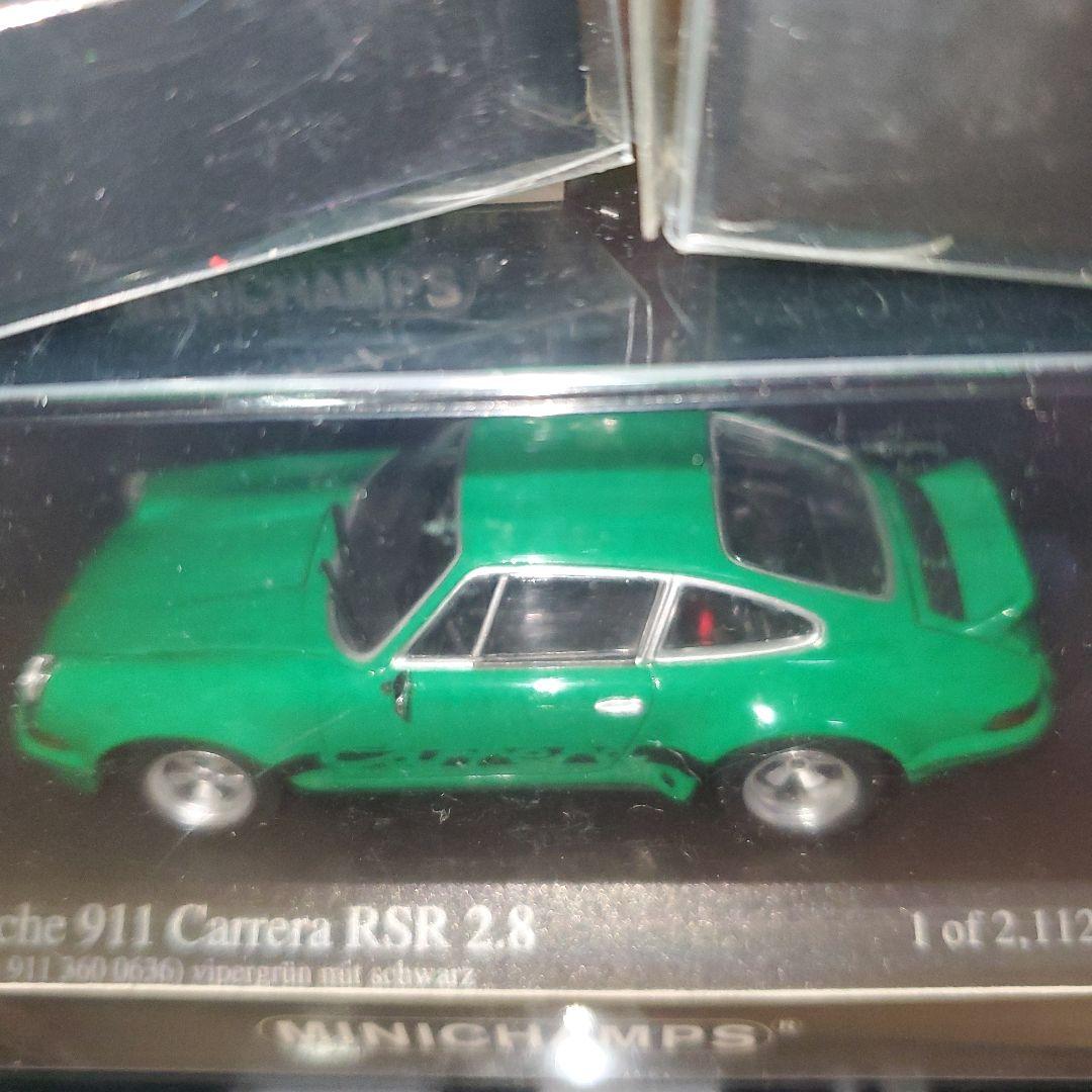MINICHAMPS ポルシェ911カレラRSR ミニカー8台Set、ピンク