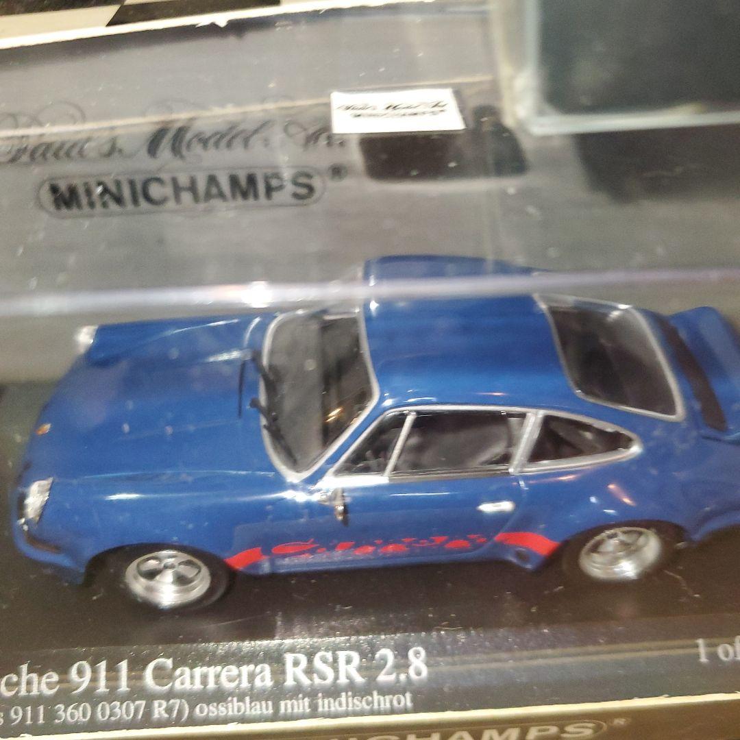 MINICHAMPS ポルシェ911カレラRSR ミニカー8台Set、ピンク