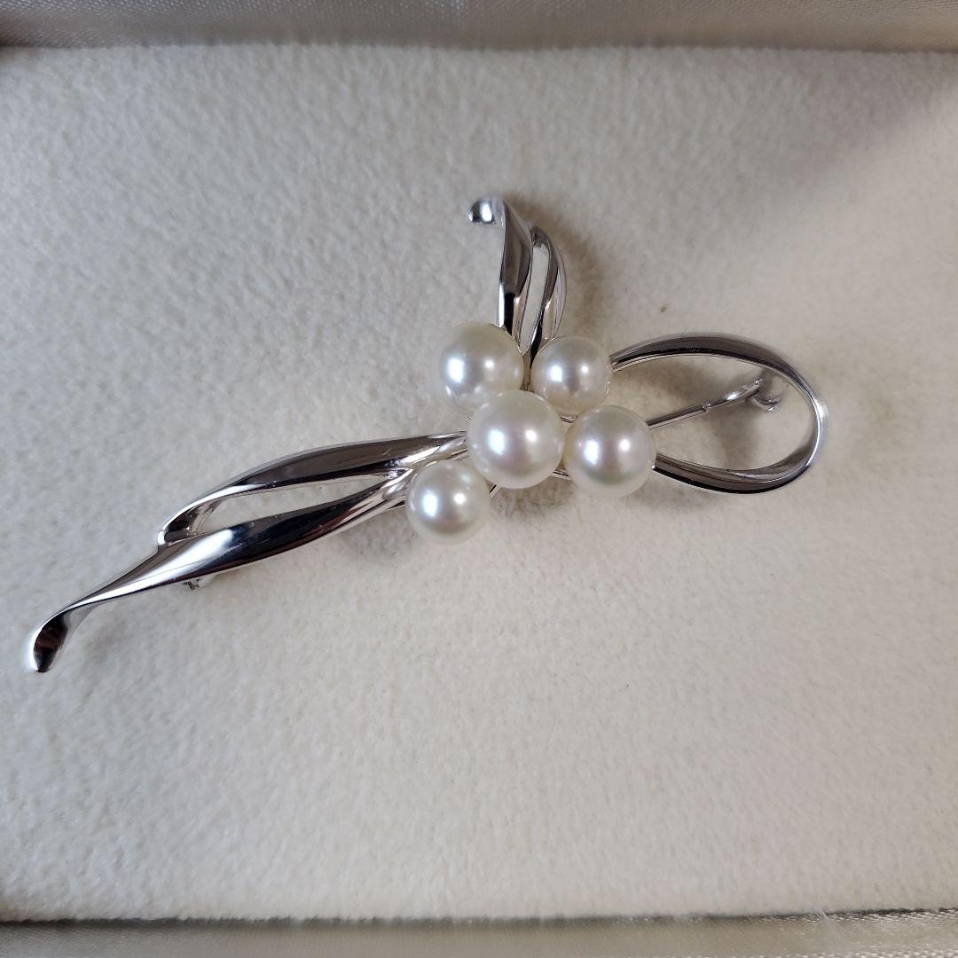 MIKIMOTO ミキモト 真珠 ブローチ