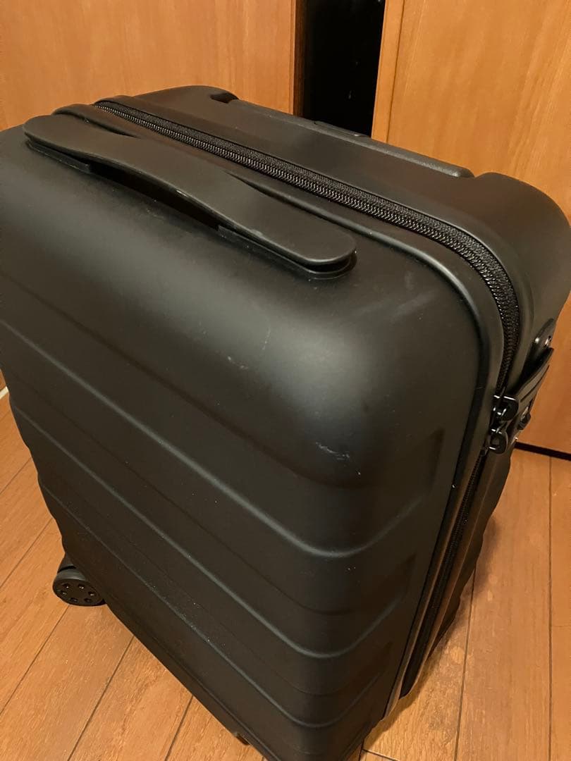 MUJI バーを自由に調節できる　 ハードキャリーケース（２０Ｌ）ブラック