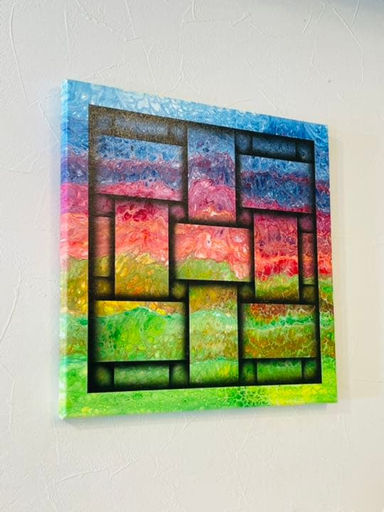 フルイドアート　アートパネル　(サイズ33cm×33cm)